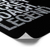 Hockey coach IJshockey Speler Gift 1 Poster (Hoek)