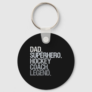 Hockey coach IJshockey Speler Gift 1 Sleutelhanger