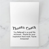  Hockey Coach Kaart met Uw Bericht (Binnen)