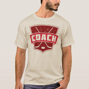 Hockey Coach Retro Style Mannen T-Shirt