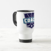 Hockey Coach Shield Design Reisbeker (Voorkant links)