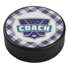 Hockey Coach Shield Puck (blauw)