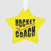 Hockey Coach Stick Ornament (voorkant)