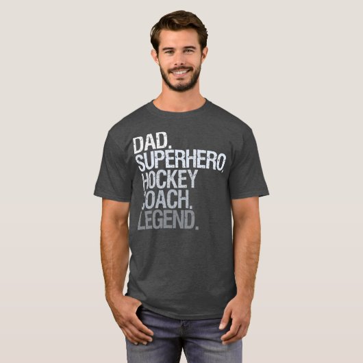 Hockey coach t-shirt (Voorkant volledig)