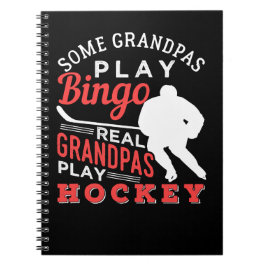 Hockey Cool Hockey Pplay Grandpa 367 player Notitieboek