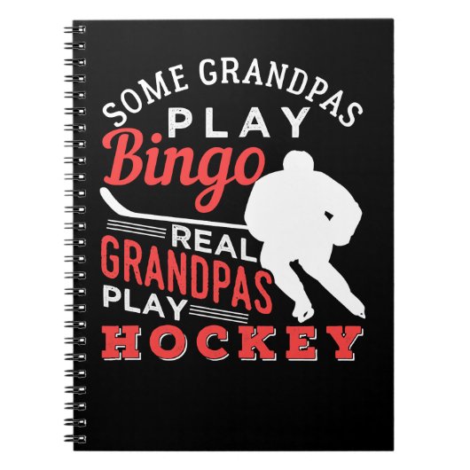 Hockey Cool Hockey Pplay Grandpa 367 player Notitieboek (Voorkant)