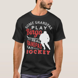 Hockey Cool Hockey Pplay Grandpa 367 player T-shirt