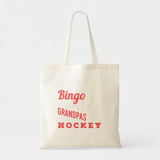 Hockey Cool Hockey Pplay Grandpa 367 player Tote Bag (Voorkant)