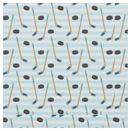 Hockey Cotton Fabric Stof (Close Up)