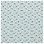 Hockey Cotton Fabric Stof (Swatch)