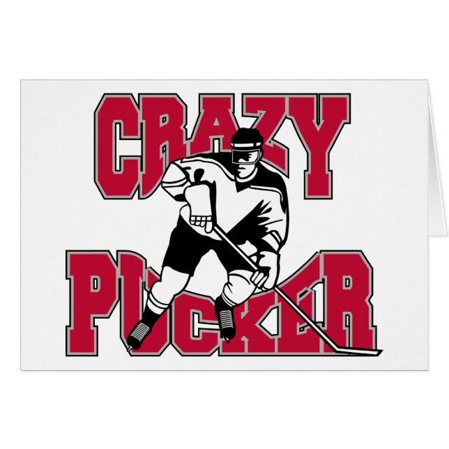 Hockey Crazy Pucker (Voorkant Horizontaal)