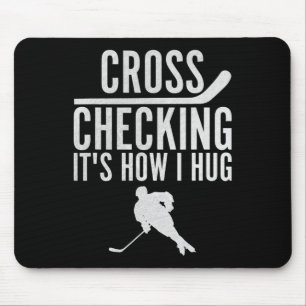 Hockey Cross Controleren Het is hoe ik spel speler Muismat
