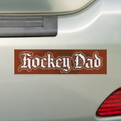 Hockey Dad bumpersticker (Op auto)