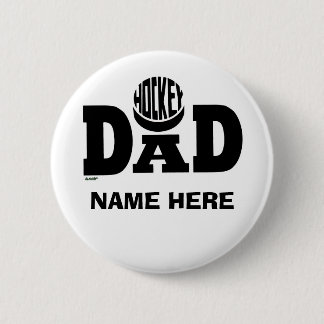 HOCKEY DAD (DOUANE) RONDE BUTTON 5,7 CM