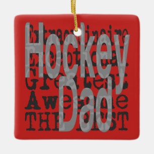 Hockey Dad Extraordinaire Keramisch Ornament