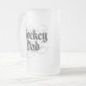 Hockey Dad frosted bier mok (Voorkant links)