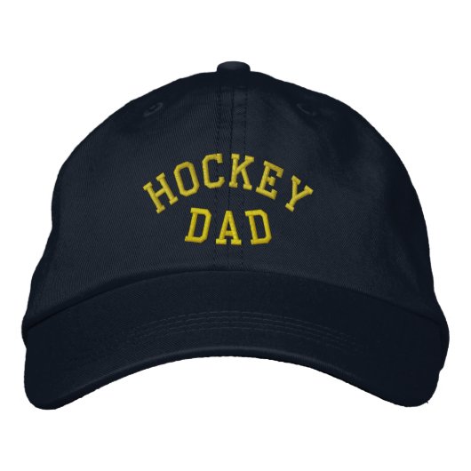 HOCKEY DAD Geborduurd Pet (Voorkant)