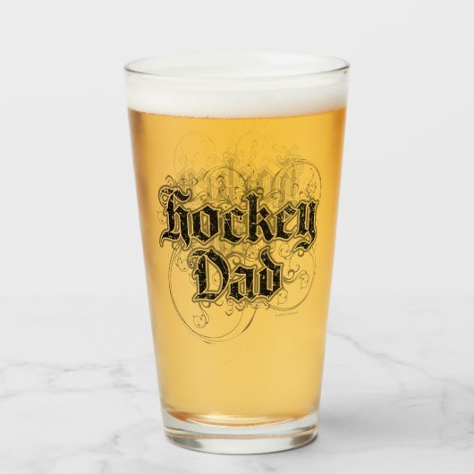 Hockey Dad Glas (Voorkant gevuld)