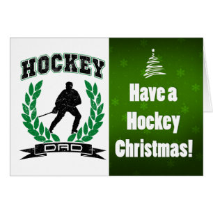 Hockey Dad kerstKaart
