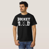 Hockey Dad Simple T-shirt (Voorkant volledig)