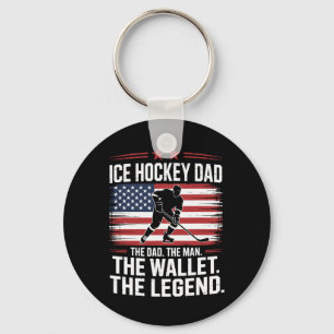 Hockey Dad The Wallet, IJshockey Vader Sleutelhanger