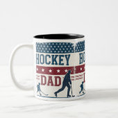 Hockey DAD USA Vlag mok (Links)