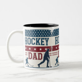 Hockey DAD USA Vlag mok