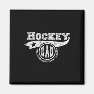 Hockey Dad Vaderdag Gift Father Sport Mannen Magneet