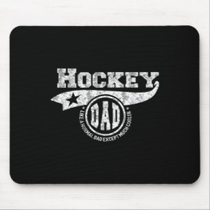 Hockey Dad Vaderdag Gift Father Sport Mannen Muismat