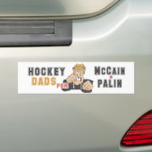 Hockey Dads voor McCain Palin Bumpersticker (Op auto)