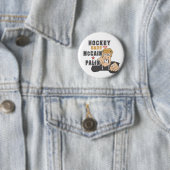 Hockey Dads voor McCain Palin-Buttonnen Ronde Button 5,7 Cm (In situ)