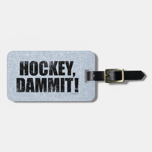 Hockey, Dammit. Bagagelabel (Voorkant horizontaal)