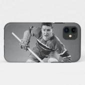 Hockey Defenseman Case-Mate iPhone Case (Achterkant (horizontaal))