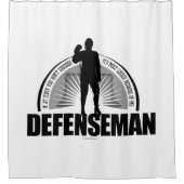 Hockey Defenseman Douchegordijn (Voorkant)