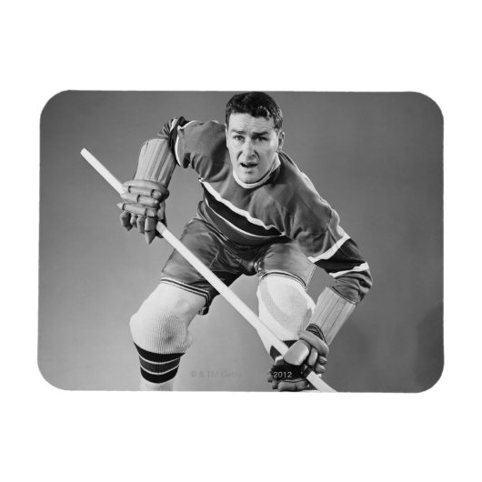 Hockey Defenseman Magneet (Horizontaal)