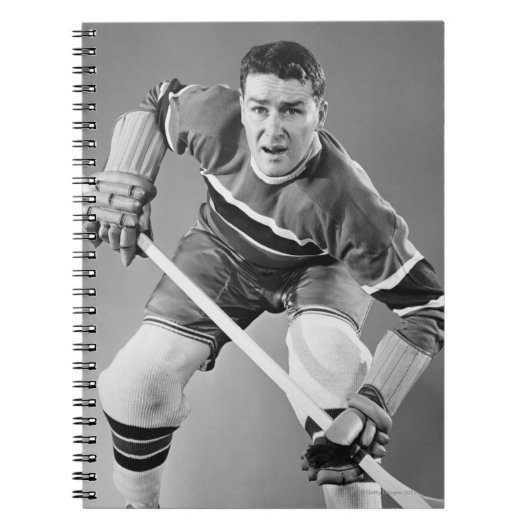 Hockey Defenseman Notitieboek (Voorkant)