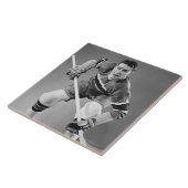 Hockey Defenseman Tegeltje (Zijkant)