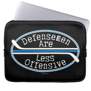Hockey Defensemen Minder offensief Laptop Sleeve