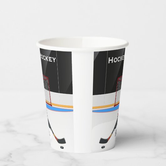 Hockey Design Cup Papieren Bekers (Links)