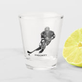 Hockey Design Shot Glass Shot Glas (Voorkant)
