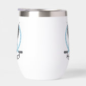 Hockey Design Thermische Wijn Tumbler (Rechts)