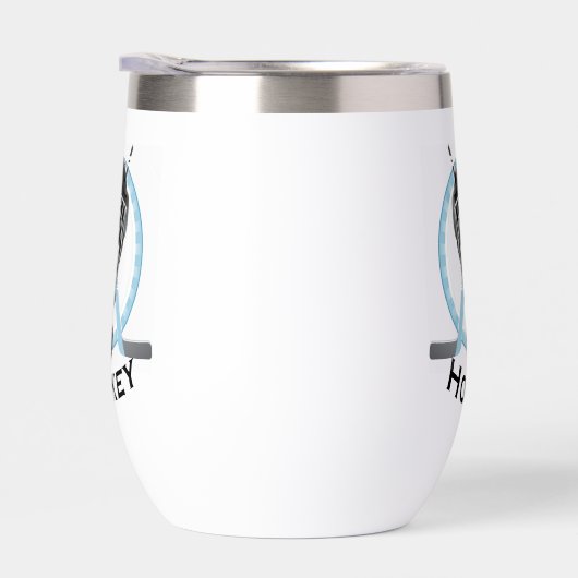 Hockey Design Thermische Wijn Tumbler (Rechts)
