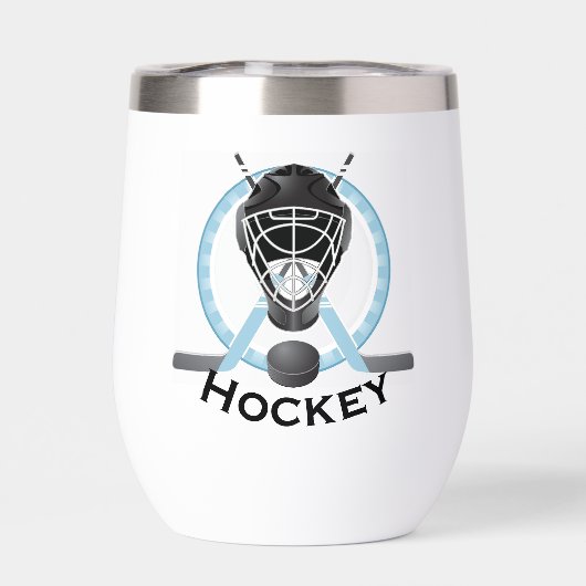 Hockey Design Thermische Wijn Tumbler (Achterkant)