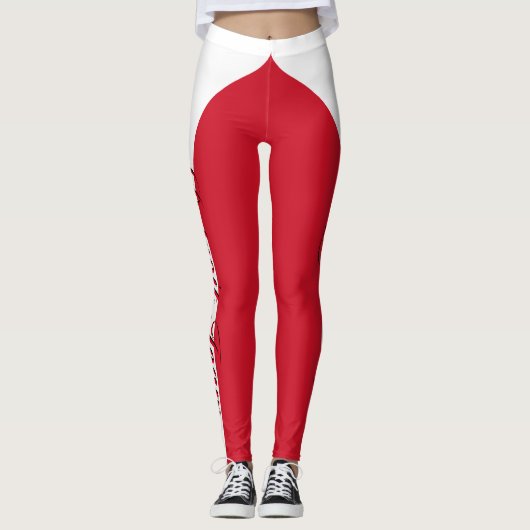 Hockey - Detroit - Pas het aan - Yoga Leggings (Voorkant)