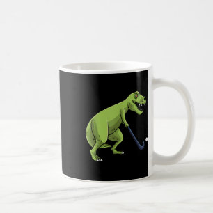 Hockey Dinosaurus T-rex Speler Mannen Vrouwen Tien Koffiemok