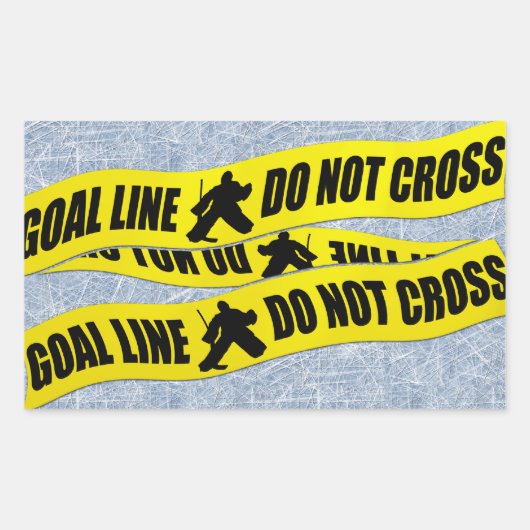Hockey doellijn niet over Stickers (Voorkant)