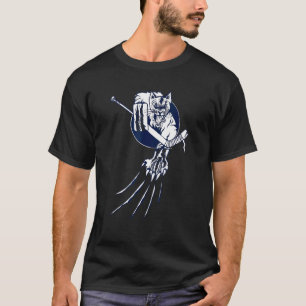 Hockey Doelman Beest In Doel Ijspanter Kat Poema T-shirt
