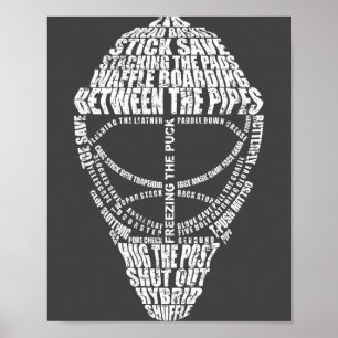 Hockey Doelman Citaat Voor Hockey Doelman  Poster