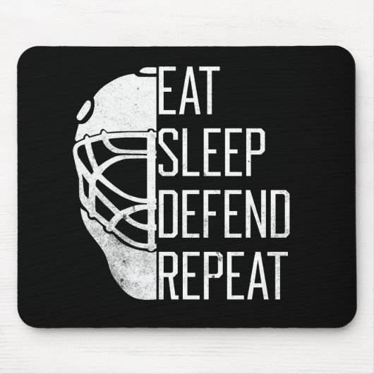 Hockey Doelman Muismat (Voorkant)