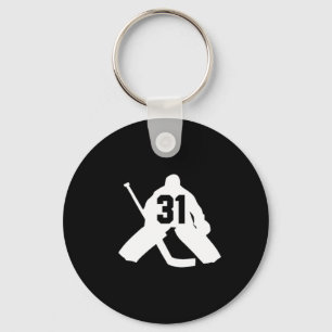 Hockey Doelman Nummer Eenendertig 31 Sleutelhanger
